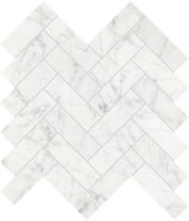 Eterna Bianco 1.25x4 Honed Herringbone Mosaic | Marino Tile NY