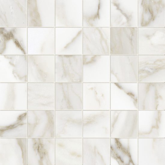 Florence 2X2 Calacatta Matte Mosaic | Marino Tile NY