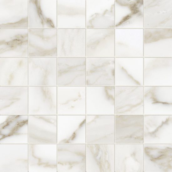 Florence 2X2 Calacatta Matte Mosaic | Marino Tile NY