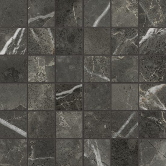 Florence 2X2 Carbon Matte Mosaic | Marino Tile NY