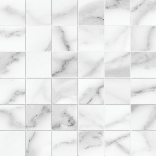 Florence 2X2 Statuario Matte Mosaic | Marino Tile NY