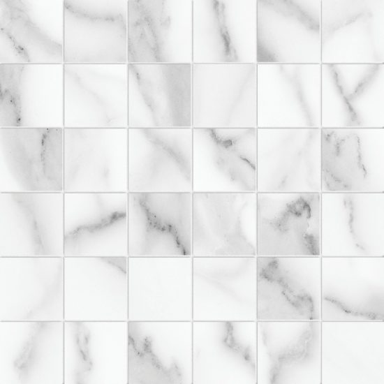 Florence 2X2 Statuario Matte Mosaic | Marino Tile NY