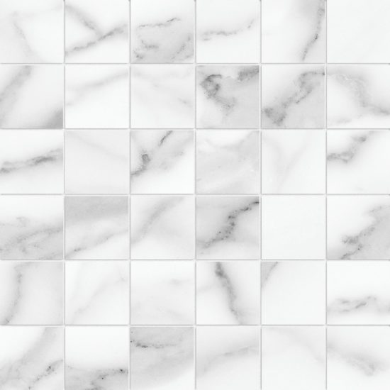 Florence 2X2 Statuario Matte Mosaic | Marino Tile NY