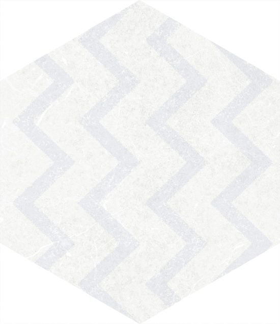 Form 5.5X6.3” White Decor Hexagon | Marino Tile NY