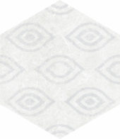 Form 5.5X6.3” White Decor Hexagon | Marino Tile NY