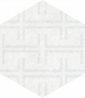 Form 5.5X6.3” White Decor Hexagon | Marino Tile NY
