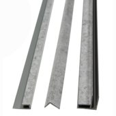 Frost Nickel 94" Trim Kit, 2 Inside Comers, 2 J Trims,  2 L Trims | Marino Tile NY