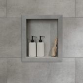 Frost Nickel Shower Niche 14.5x12 Inside | Marino Tile NY