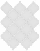Gallery Grey Glossy Arabesque Mosaic | Marino Tile NY