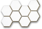 Gilded Hex Mosaic | Marino Tile NY