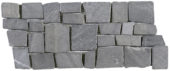 Grey Cubic Marble Opus Interlocking Border | Marino Tile NY