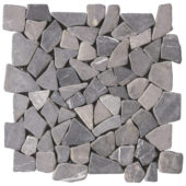 Grey Mini Opus Interlocking Mosaic | Marino Tile NY