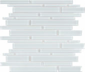 Ice Random Strip Mosaic | Marino Tile NY