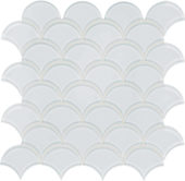 Ice Scallop Mosaic | Marino Tile NY