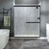 Iced Pewter Shower Wall Kit 32x60x78 | Marino Tile NY