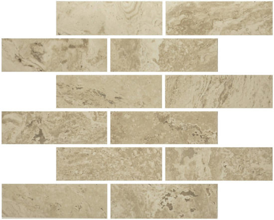 Ivory 2X6 Mosaic | Marino Tile NY