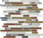 Linear Cabernet Mosaic | Marino Tile NY