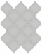 Loft Grey Glossy Arabesque Mosaic | Marino Tile NY
