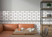 Marco 3x9" Blurred Black | Marino Tile NY