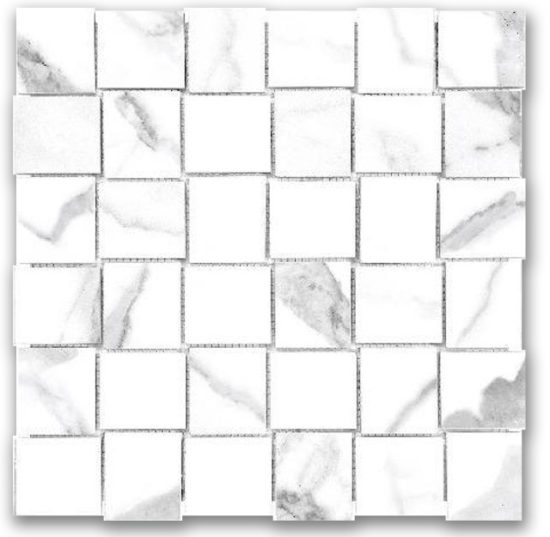 Matte 2X2 Love Basketweave Mosaic | Marino Tile NY