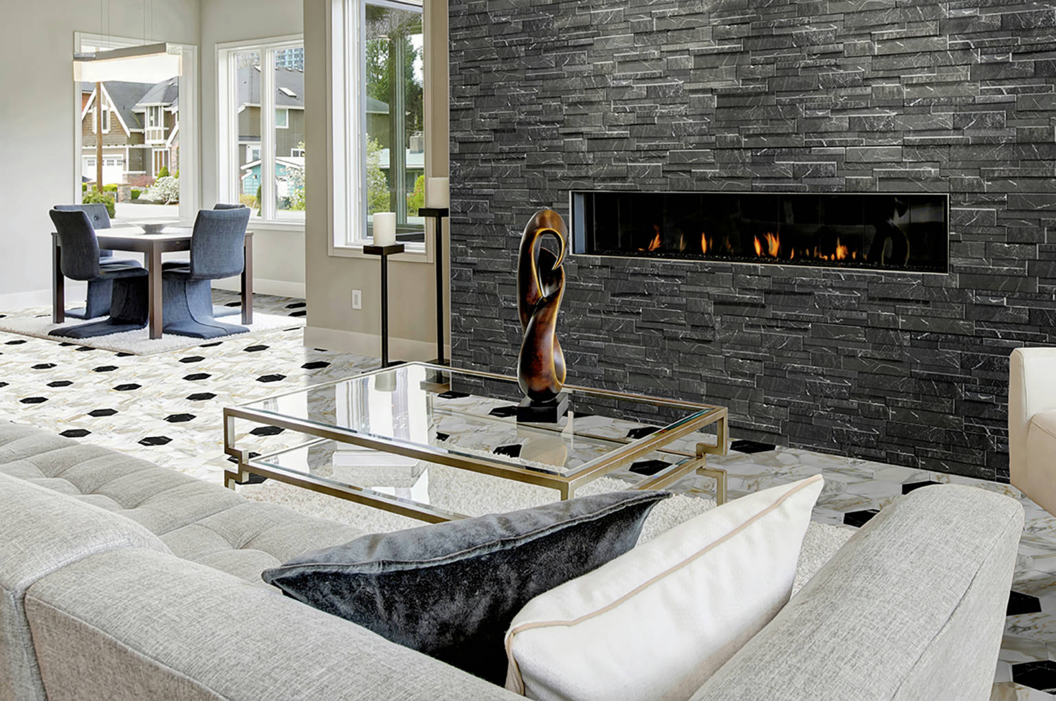 Milan Dante Nero 0 | Marino Tile NY