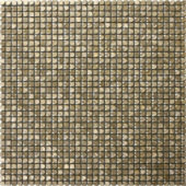 Mini Hexagon Gold Aluminum Mosaic | Marino Tile NY
