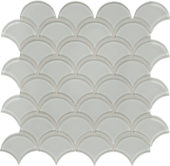 Mist Scallop Mosaic | Marino Tile NY