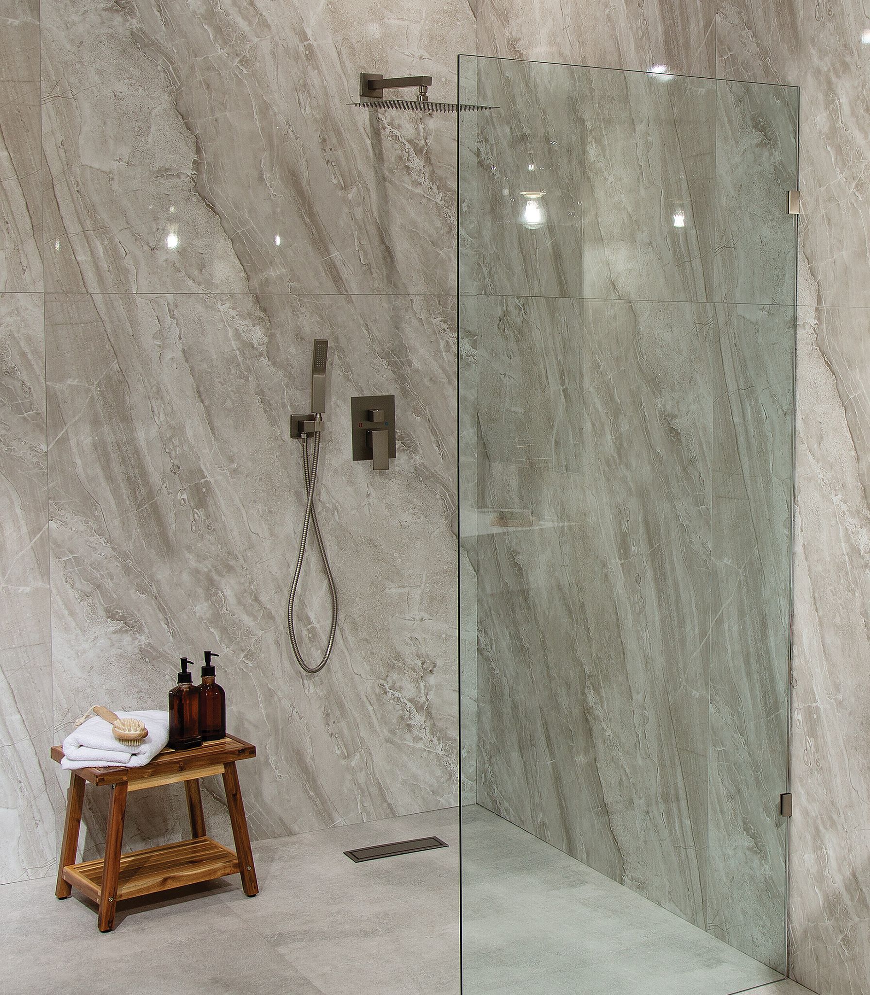 Mont Blanc Gloss Wall Panel 48x120 | Marino Tile NY