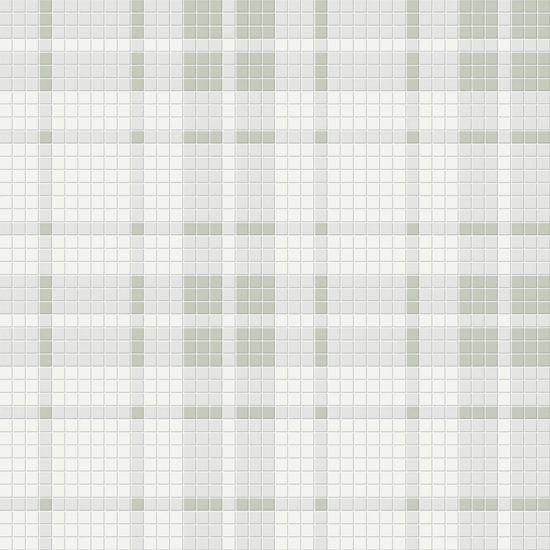 Morning Blend Matte Plaid Pattern Mosaic | Marino Tile NY