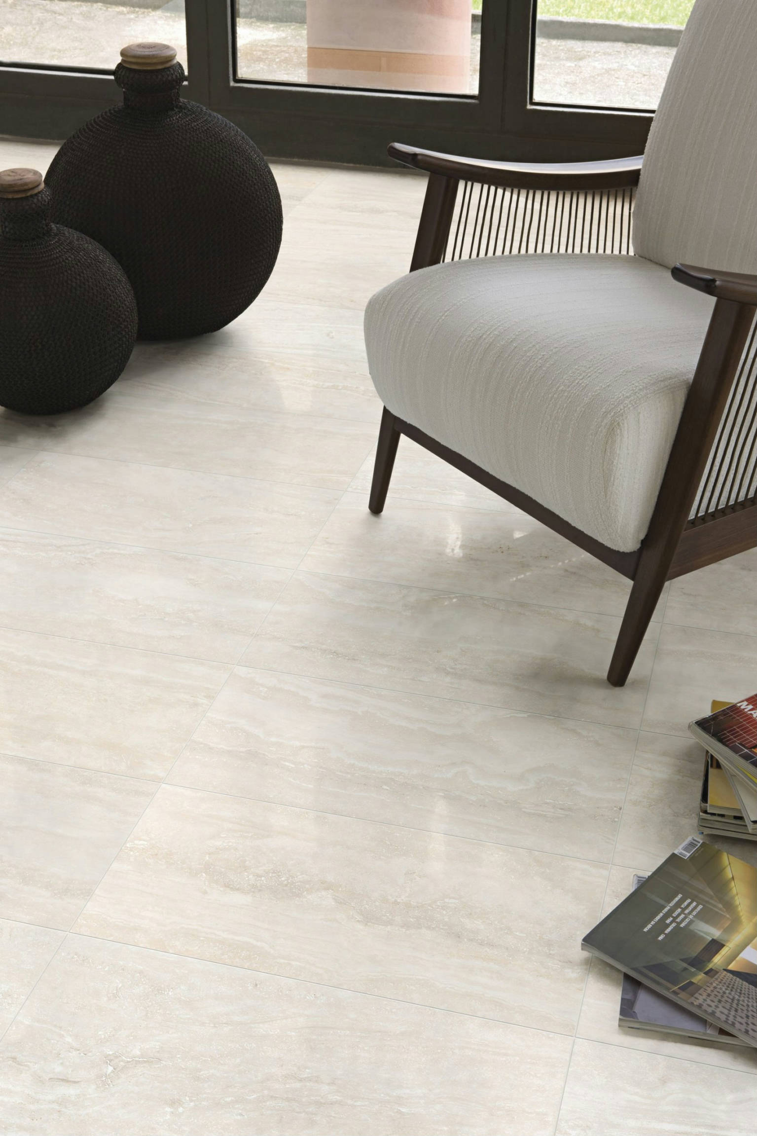 Nevada 12x24" Bianco Navona Polished 1 | Marino Tile NY
