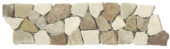 Onyx White/Red Opus Mosaic Interlocking Border | Marino Tile NY