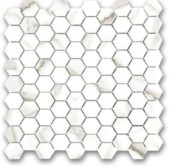 Polished 1" Adoration Hex Mosaic | Marino Tile NY
