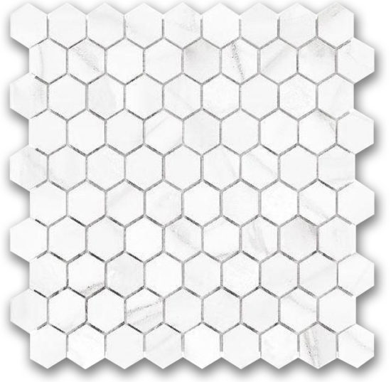 Polished 1" Devotion Hex Mosaic | Marino Tile NY