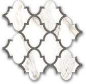 Polished Adoration Arabesque Mosaic | Marino Tile NY