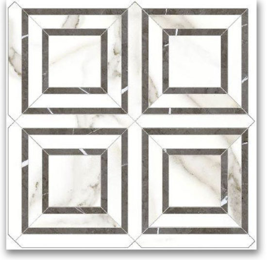 Polished Adoration Piazza Mosaic | Marino Tile NY