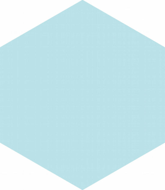 Ronda 5.5X6.3” Aqua Hexagon | Marino Tile NY