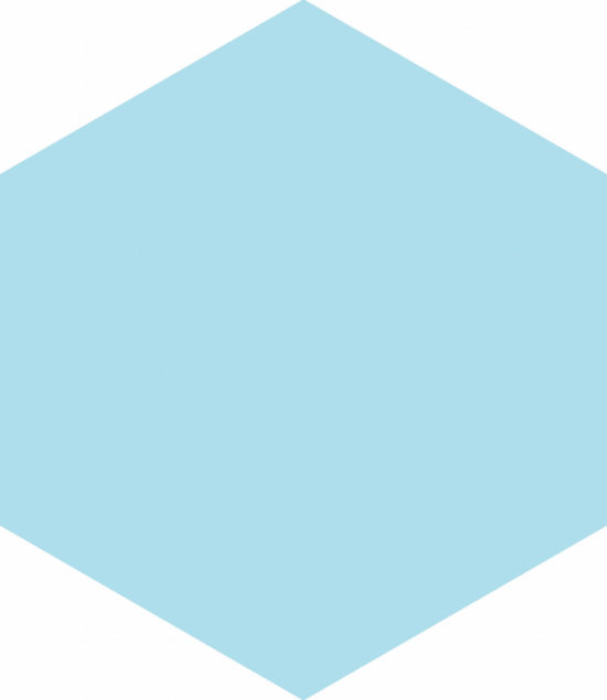 Ronda 5.5X6.3” Blue Hexagon | Marino Tile NY