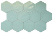 Ronda 5.5X6.3” Mint Hexagon | Marino Tile NY