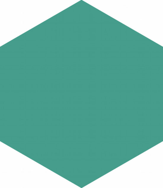 Ronda 5.5X6.3” Teal Hexagon | Marino Tile NY