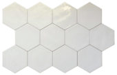 Ronda 5.5X6.3” White Hexagon | Marino Tile NY