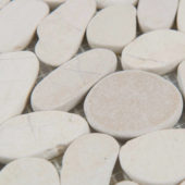 Serenity Ivory Flat Pebble | Marino Tile NY