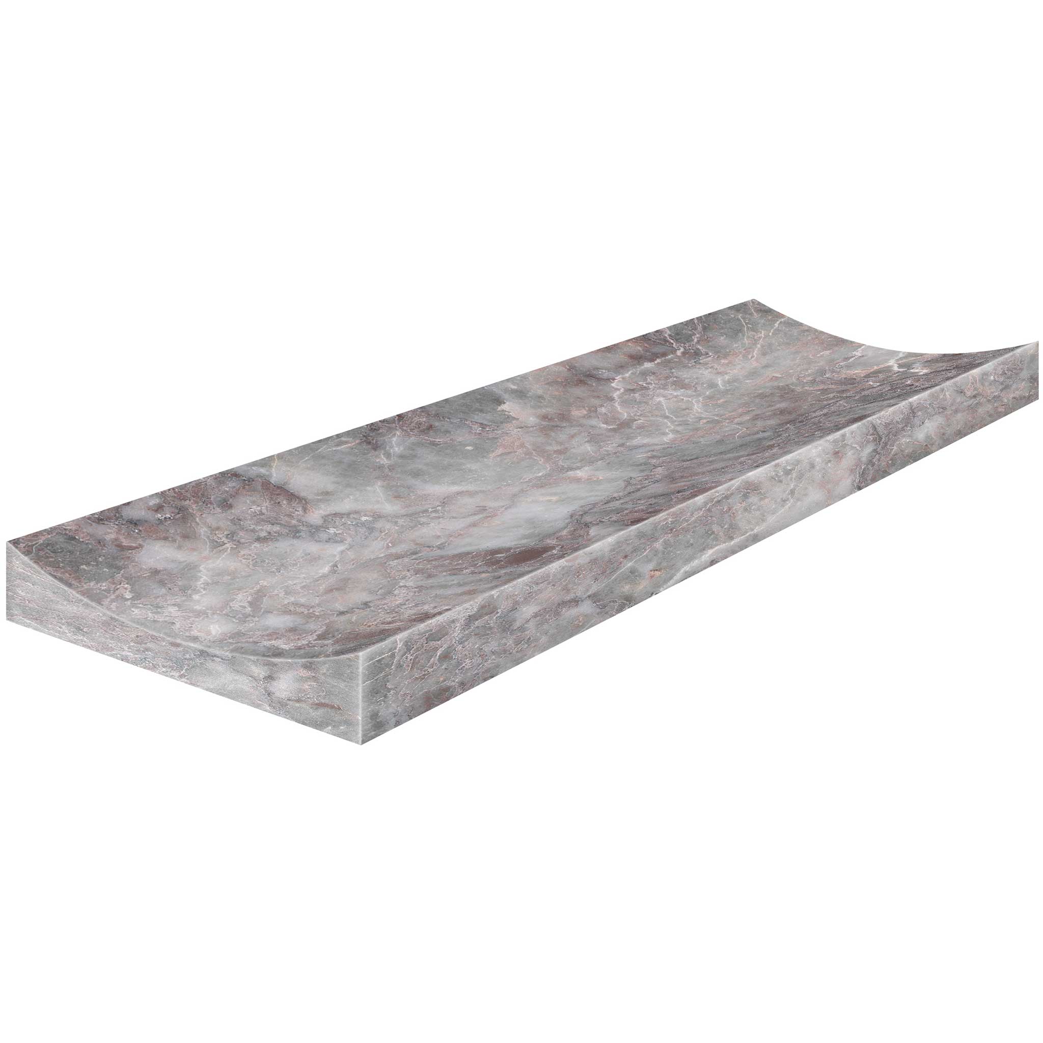 Sereno Burgundy 4x12 Fluto | Marino Tile NY