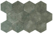 Seville 5.5X6.3” Black Hexagon | Marino Tile NY