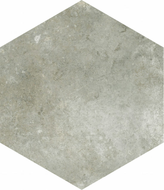 Seville 5.5X6.3” Grey Hexagon | Marino Tile NY