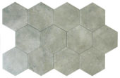 Seville 5.5X6.3” Grey Hexagon | Marino Tile NY