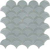 Shadow Scallop Mosaic | Marino Tile NY