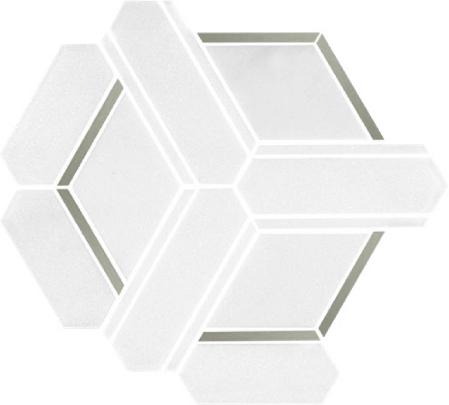Silver Ring Mosaic | Marino Tile NY