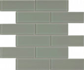 Smoke 2X6 Brick Mosaic | Marino Tile NY