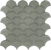 Smoke Scallop Mosaic | Marino Tile NY