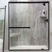 Smoky Sky Shower Wall Kit 32x60x78 | Marino Tile NY